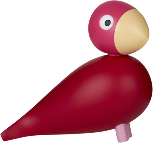 Billede af Year Bird Flora 2024 H12. 5 cm Pink